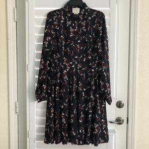 Kate Spade Foxes Smocked Dress